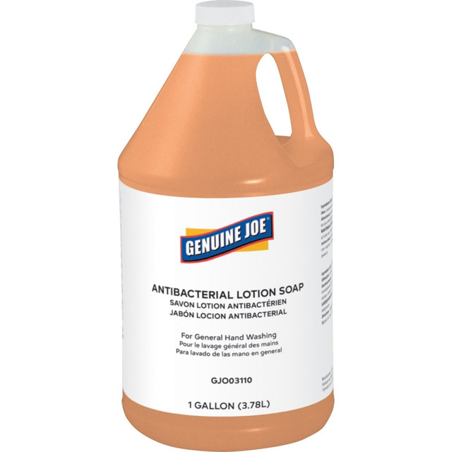 SP RICHARDS Genuine Joe 03110  Antibacterial Lotion Soap, 1 Gal.
