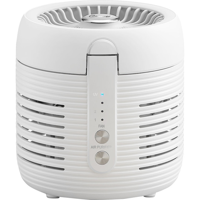 CRANE USA, INC. EE-5073 Crane Air Purifier With UVC, 150 Sq. Ft. Coverage, White