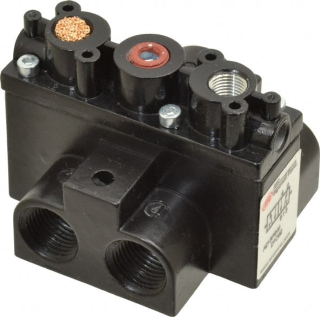 ARO/Ingersoll-Rand A213PS 3/8" Inlet x 3/8" Outlet, Pilot Actuator, Spring Return, 2 Position, Body Ported Solenoid Air Valve