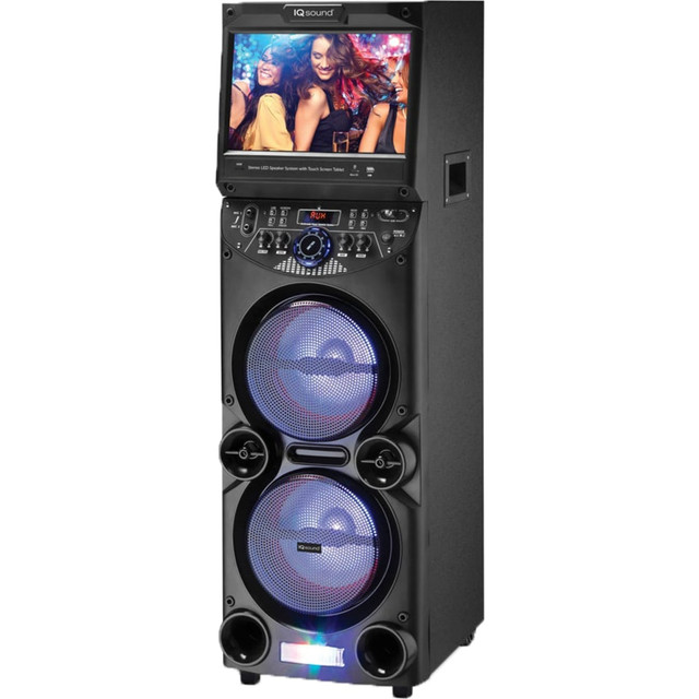 SUPERSONIC INC. IQ-5910DJWK Supersonic Speaker System With 14in Touch Screen Tablet, Black