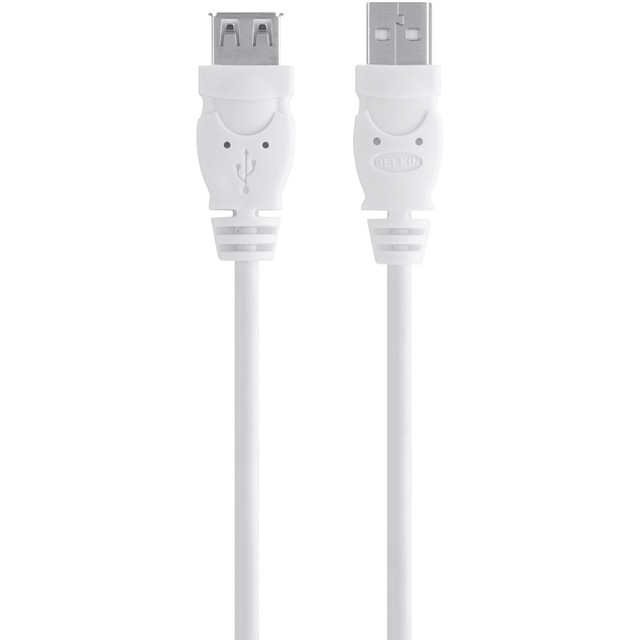 BELKIN, INC. F3U153BT3M Belkin USB Extension Data Transfer Cable - 9.84 ft USB Data Transfer Cable - First End: USB 2.0 Type A - Second End: USB Type A - Extension Cable - White - 1 Each BELKIN, INC. F3U153BT3M Belkin USB Extension Data Transfer Cable - 9.84 ft USB Data Transfer Cable - First End: USB 2.0 Type A - Second End: USB Type A - Extension Cable - White - 1 Each
