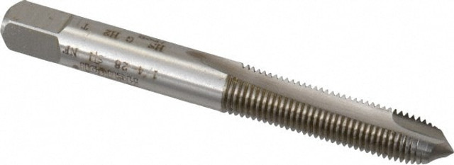 Heli-Coil 4FSB 1/4-28 UNF, H2, 2 Flutes, Plug Chamfer, Bright Finish, High Speed Steel Spiral Point STI Tap