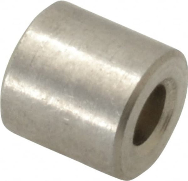 Electro Hardware S1071-M07-F16-H Round Circuit Board Spacer: #8 Screw, 3/8" OAL, 0.171" ID, 3/8" OD, Stainless Steel