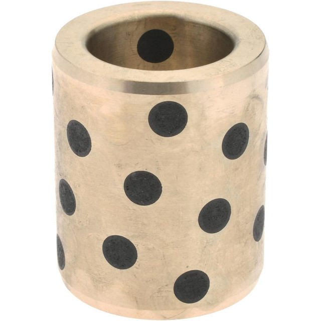 Gibraltar STBGP-5501 Die & Mold Straight Bushings; Material: Steel ; Inside Diameter: 0.7505in ; Inside Diameter (Decimal Inch): 0.7505in ; Body Diameter: 1.1255in ; Attachment Method: Press-Fit ; Lubrication Type: Self-Lubricating