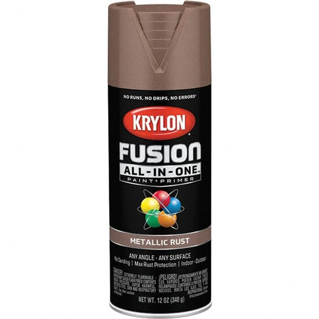 Krylon K02775007 Acrylic Enamel Spray Paint: Rust, Metallic, 12 oz