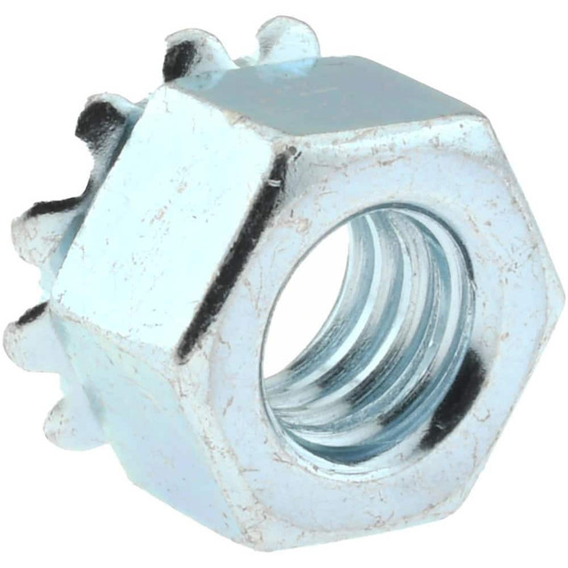 Value Collection KEPI0310-100BX 5/16-18, Zinc Plated, Steel K-Lock Hex Nut with External Tooth Lock Washer