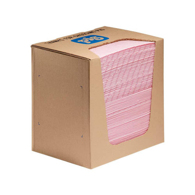 New Pig MAT351 Pads, Rolls & Mats; Product Type: Pad ; Application: Haz Mat ; Overall Length (Inch): 13in ; Total Package Absorption Capacity: 9.8gal ; Material: Polypropylene ; Fluids Absorbed: Acids; Bases; Unknowns