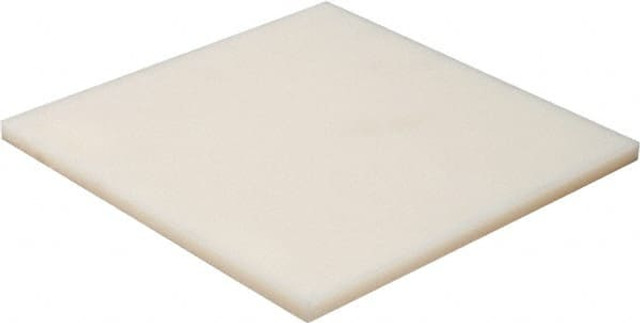 MSC 5507074 Plastic Sheet: Nylon 6/6, 5/8" Thick, 24" Long, Natural Color