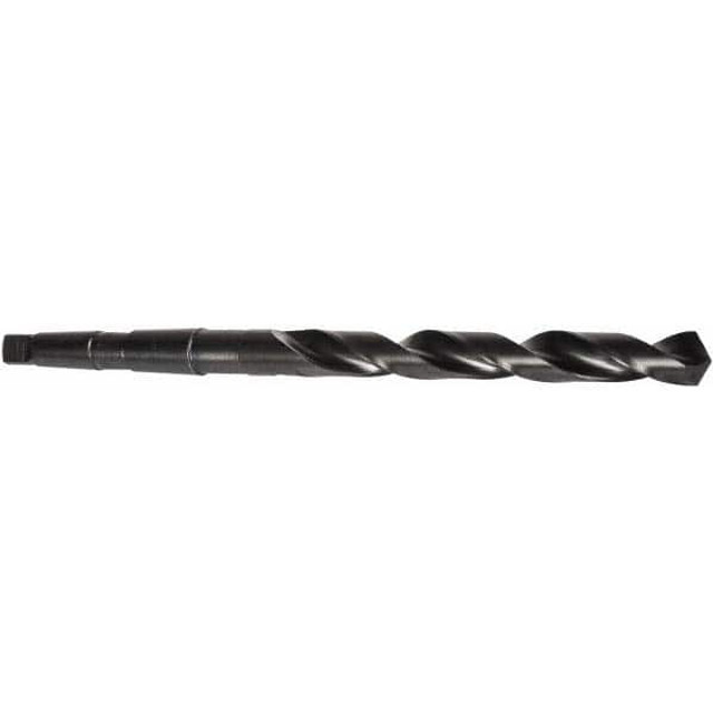 Precision Twist Drill 6001147 Taper Shank Drill Bit: 1.378" Dia, 4MT, 118 °, High Speed Steel