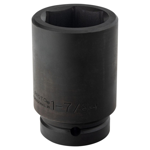 Proto J10030L Impact Socket: 1" Drive, 1-7/8" Socket, Hex Drive