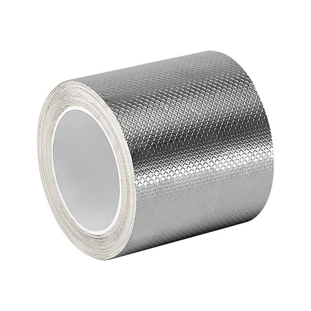 3M Duct Tape: 4" Wide, 5 mil Thick, Aluminum Foil 888519088296