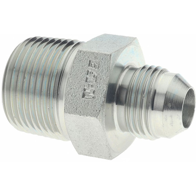 Eaton 2021-12-8S Steel Flared Tube Connector: 1/2" Tube OD, 3/4 Thread, 37 ° Flared Angle