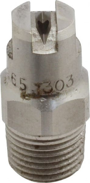 Bete Fog Nozzle 1/8NF0865@5 Stainless Steel Standard Fan Nozzle: 1/8" Pipe, 65 &deg; Spray Angle