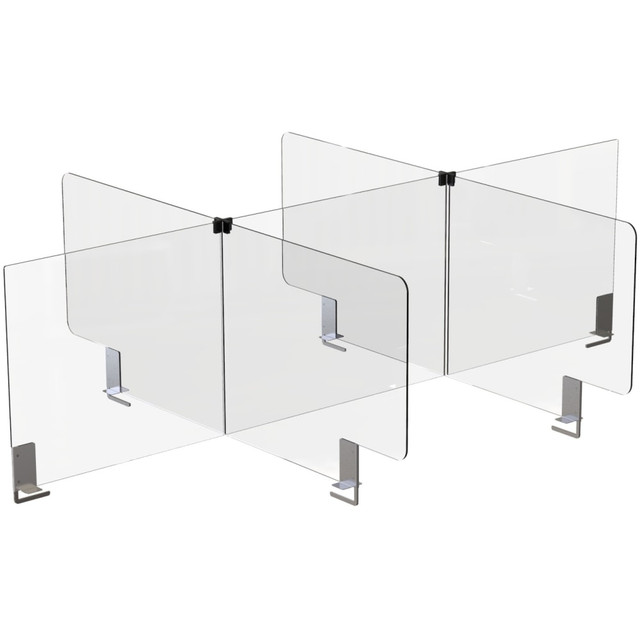 GOLD&LEVY INC. TDK003 Rosseto Serving Solutions Avant Guarde 360 deg. Safety Shield, 20in x 72in, Clear