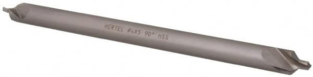 Hertel H-81155L04050 Combo Drill & Countersink: #4, 5/16" Body Dia, 1180, High Speed Steel