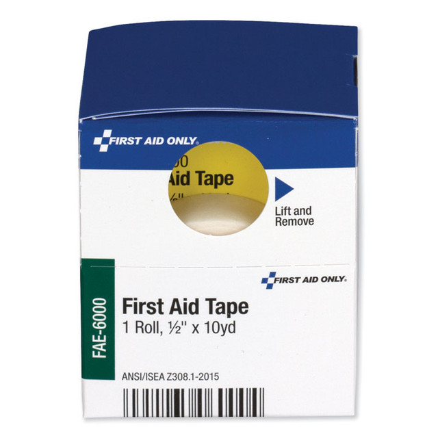 FIRST AID ONLY, INC. FAE6000 First Aid Tape, Paper, 0.5" x 10 yds, White