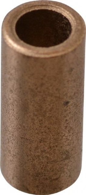 Boston Gear 34554 Sleeve Bearing: 1/4" ID, 3/8" OD, 7/8" OAL, Oil Impregnated Bronze