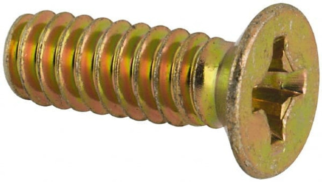 Value Collection MS24693-S27 Machine Screw: #6-32 x 7/16", Flat Head, Phillips