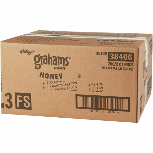 Enjoy a midday snack with Keebler Grahams honey crackers. Each cracker is individually wrapped to preserve freshness and maximum flavor.  Recipe offers a crispy texture and a sweet honey flavor.  Whole-grains provide heart-healthy treat for any meal or snack.  Individual packaging keeps crackers fresh.  Great for on-the-go snacking.