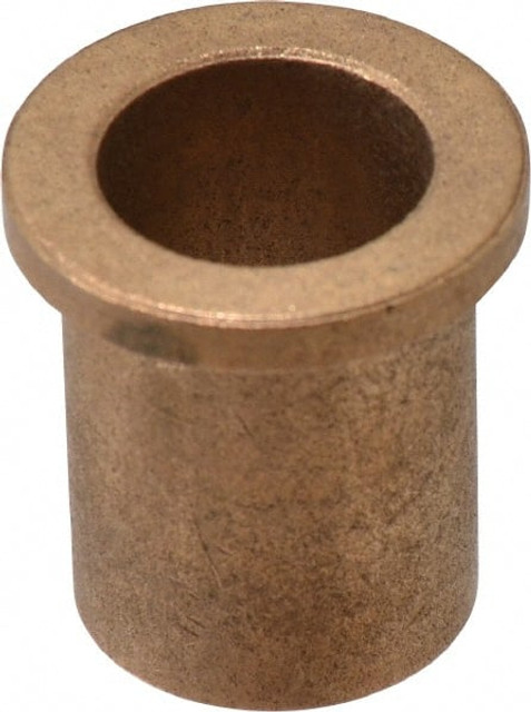 Boston Gear 69213 Flanged Sleeve Bearing: 3/4" ID, 15/16" OD, 1-1/4" OAL, Oil Impregnated Bronze