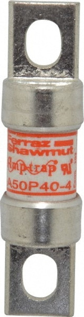 Ferraz Shawmut A50P40-4 Blade Fast-Acting Fuse: 40 A, 20.6 mm Dia