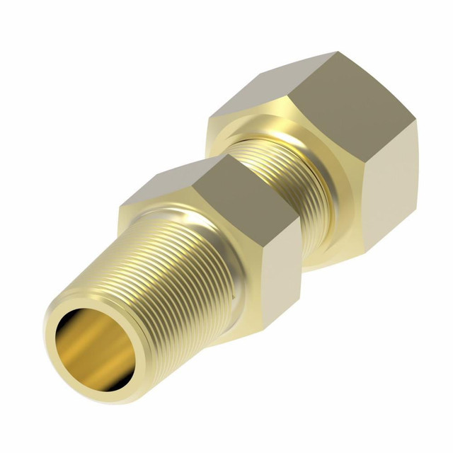 Eaton 681X2X1 Compression Tube Connector: 1/16" Thread, Compression x MNPT