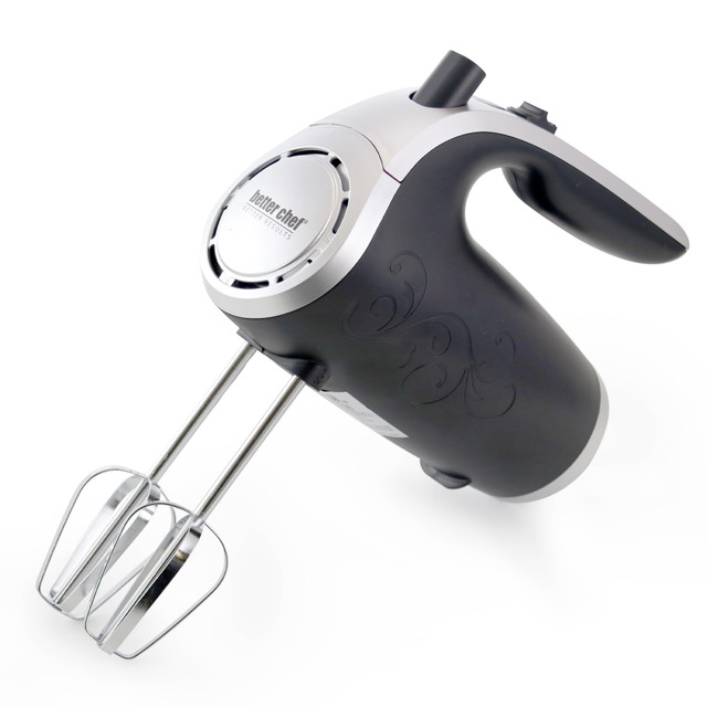 CRYSTAL PROMOTIONS 99596683M Better Chef 5-Speed Hand Mixer, Black CRYSTAL PROMOTIONS 99596683M Better Chef 5-Speed Hand Mixer, Black