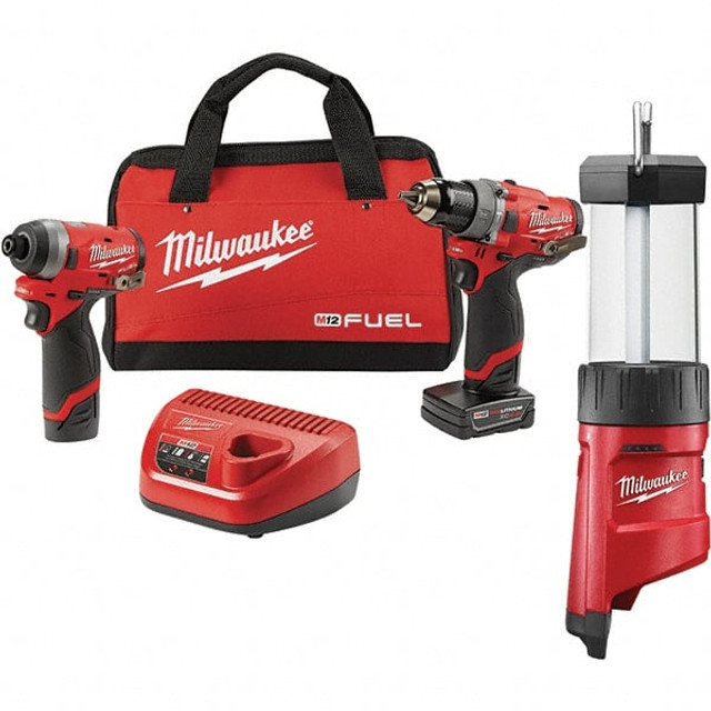 Milwaukee Tool 3873996/9697065 Cordless Tool Combination Kit: 12V
