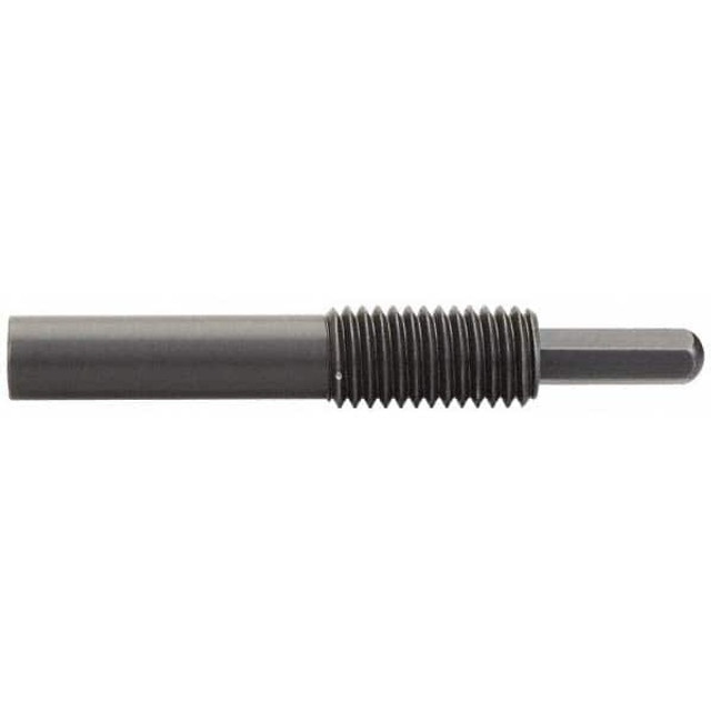 Vlier HH1000 Threaded Spring Plunger: 1/8, 2" Thread Length, 0.5" Dia, 1" Projection