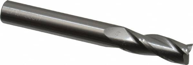 OSG 403-062511 Square End Mill:  0.0625" Dia, 0.1875" LOC, 0.125" Shank Dia, 1.5" OAL, 3 Flutes, Solid Carbide