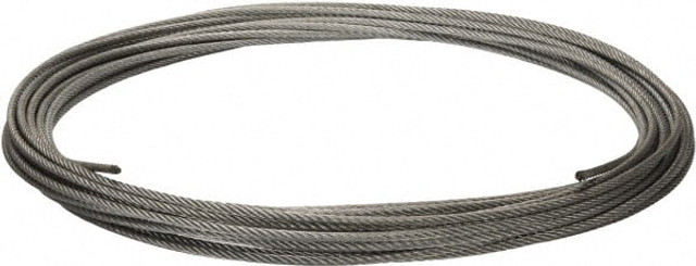 Value Collection WS-MH-WIRE-038 1/4" Diam, Galvanized Steel Wire Rope