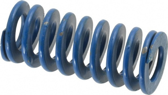 Associated Spring Raymond 103-407 Die Spring: 3/4" Hole Dia, 3/8" Rod Dia, 1-3/4" Free Length, Blue