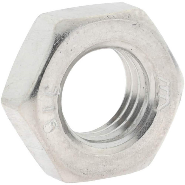 Value Collection R56001382 Hex Nut: 5/16-24, Grade 316 Stainless Steel, Uncoated