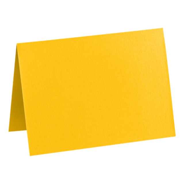 ACTION ENVELOPE EX5030-12-250 LUX Folded Cards, A6, 4 5/8in x 6 1/4in, Sunflower Yellow, Pack Of 250