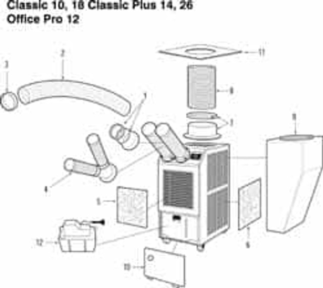 MovinCool LAY84270-0040 Air Conditioner Accessories; Accessory Type: Air Plenum Kit