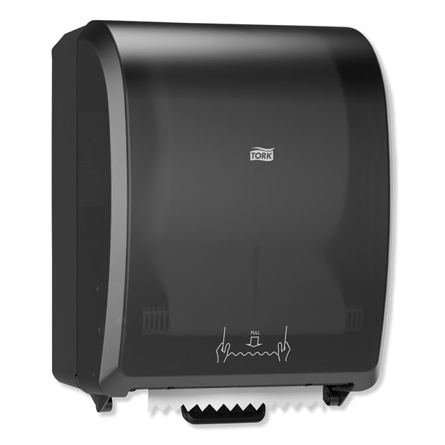 SCA TISSUE Tork® 772828 Mechanical Hand Towel Roll Dispenser, H80 System, 12.32 x 9.32 x 15.95, Black