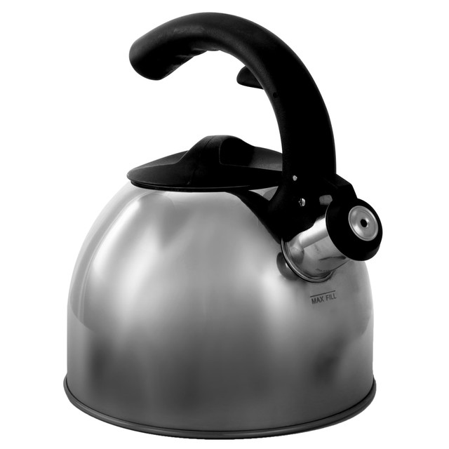 GIBSON OVERSEAS INC. 99586584M Mr. Coffee 2-Quart Tea Kettle, Steamline, Silver GIBSON OVERSEAS INC. 99586584M Mr. Coffee 2-Quart Tea Kettle, Steamline, Silver