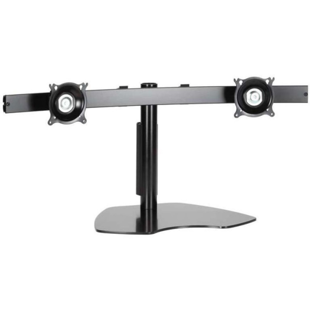 CHIEF MFG INC KTP225B Chief Widescreen Horizontal Dual Monitor Mount Table Stand - For Displays 10-30in - Black - Stand - for dual flat panel - steel - black - desktop