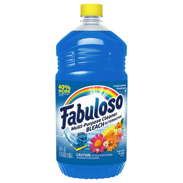 COLGATE PALMOLIVE, IPD. Fabuloso® 153099CT Multi-Use Cleaner, Spring Fresh Scent, 56 oz Bottle, 6/Carton