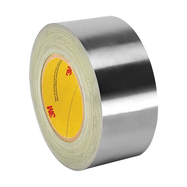 3M Duct Tape: 3" Wide, 3.25 mil Thick, Aluminum Foil 888519315187