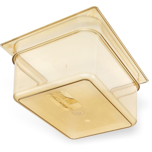 CFS BRANDS Carlisle 10422B13 StorPlus High Heat Food Pan, 8.7 qt, 10.38 x 12.75 x 6, Amber, Plastic