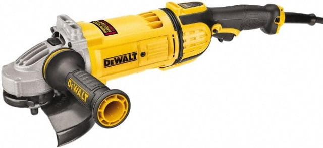 DeWALT DWE4597 Corded Angle Grinder: 7" Wheel Dia, 8,500 RPM, 5/8-11 Spindle