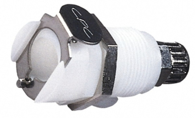 CPC Colder Products PLC12004NA Push-to-Connect Tube Fitting: Connector, Straight, 1/4" OD