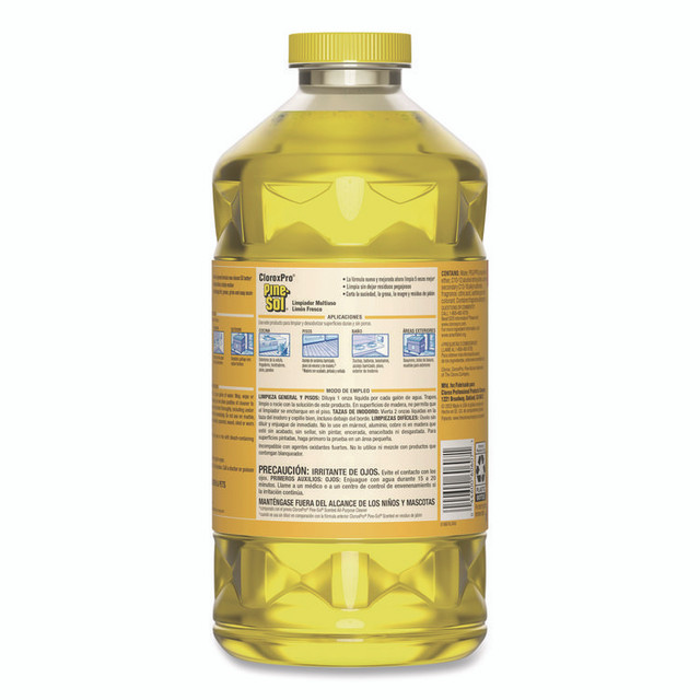 CLOROX SALES CO. Pine-Sol® 60607EA CloroxPro Multi-Surface Cleaner Concentrated, Lemon Fresh Scent, 80 oz Bottle