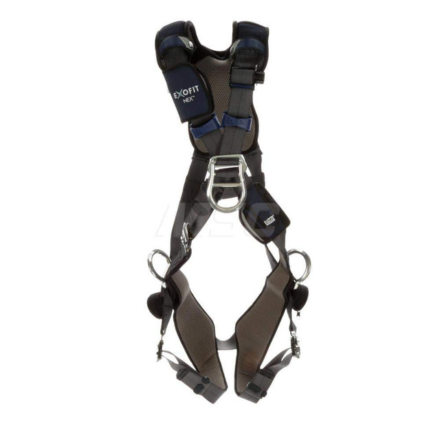 DBI-SALA 7012816567 Fall Protection Harnesses: 420 Lb, Cross-Over Style, Size X-Large, For Climbing & Positioning, Polyester, Back Front & Side