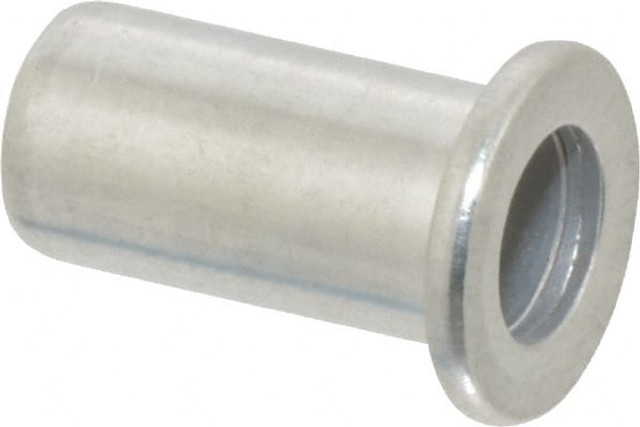 RivetKing. 25C1IRLAP/P100 1/4-20, 0.02 to 0.08" Grip, Aluminum Standard Rivet Nut