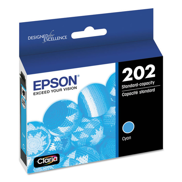 EPSON AMERICA, INC. T202220S T202220-S (202) Claria Ink, 165 Page-Yield, Cyan