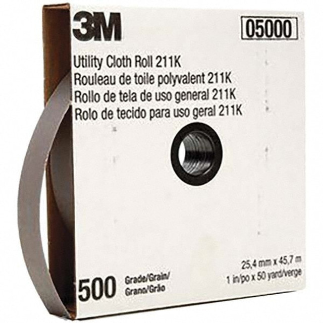 3M 7000118356 1" x 50 Yd 500 Grit Aluminum Oxide Shop Roll