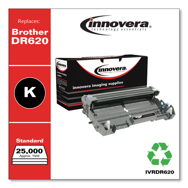 INNOVERA DR620 Remanufactured Black Drum Unit, Replacement for DR620, 25,000 Page-Yield