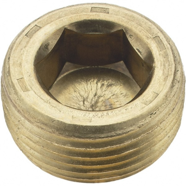 Holo-Krome 11110 3/4-14, 17/32" OAL, Brass Socket Pressure Plug